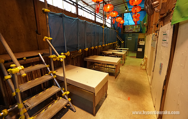 廃墟区側のセフティ