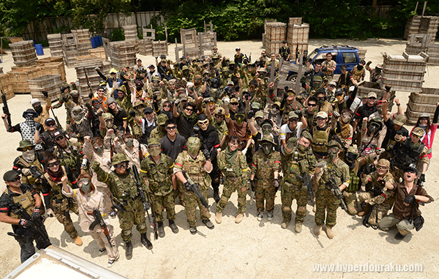 総勢約120名のプレーヤー達