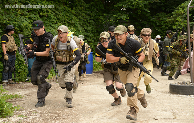 スタートの合図でダッシュ!!