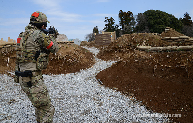 高低差を生かした攻防