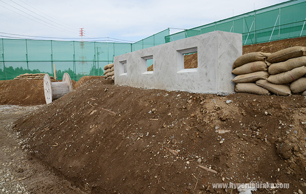 コンクリート製のトーチカ