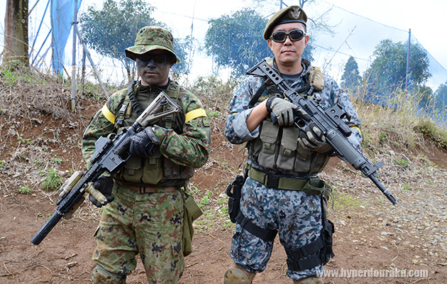 陸自迷彩と空自迷彩のコラボ