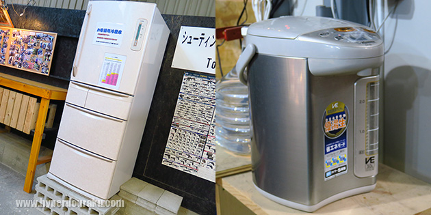冷蔵庫、電気ポット