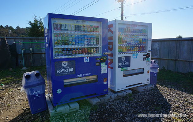 ドリンクの自販機