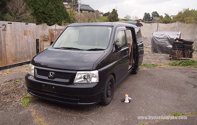 乗用車を使ったバリケード