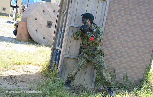 機敏な動きも小松