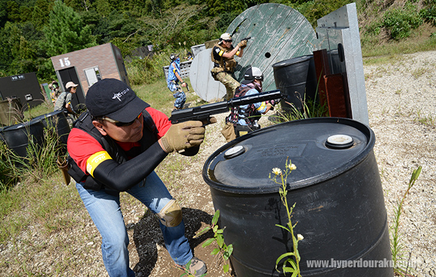 ハンドガン戦と通常の長物戦を織り交ぜて