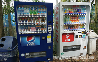 ドリンクの自販機