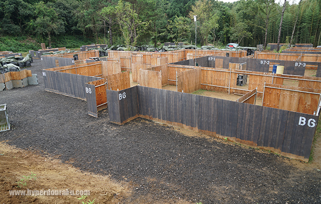 フィールドはセフティ側からA、B、Cの3エリア