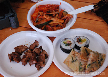 韓国風海鮮丼