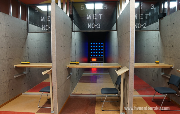 G&Gの電子ターゲットMETが5基設置