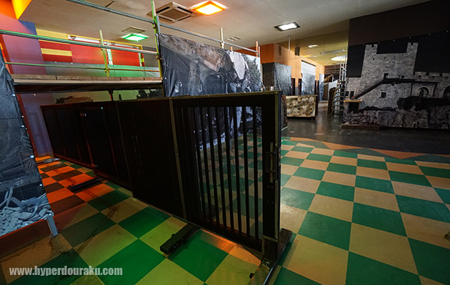 移動式のフェンス