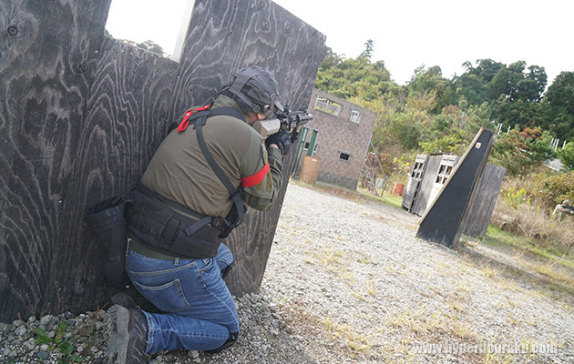 高台方向へ狙撃