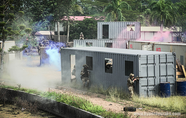 広い市街地エリア