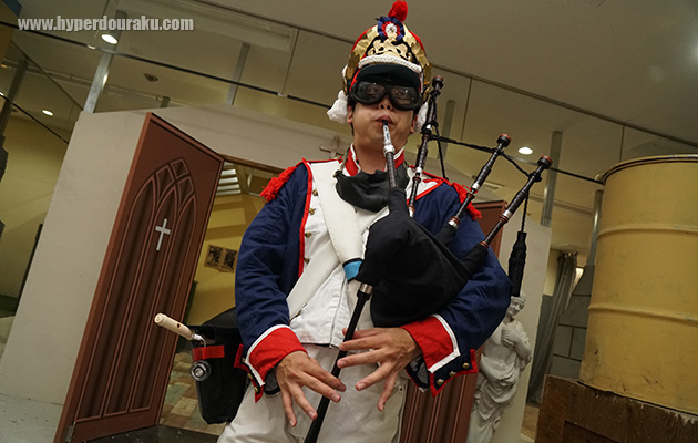 バグパイプ演奏!