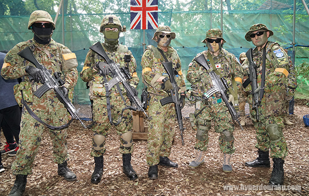 プレイヤーも自衛隊装備多し