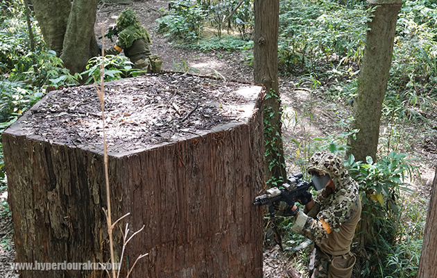 ハーフギリーで戦う