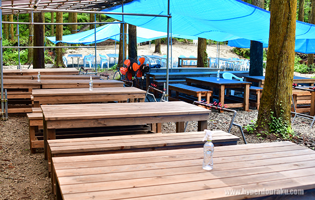 セーフティエリアを増設中