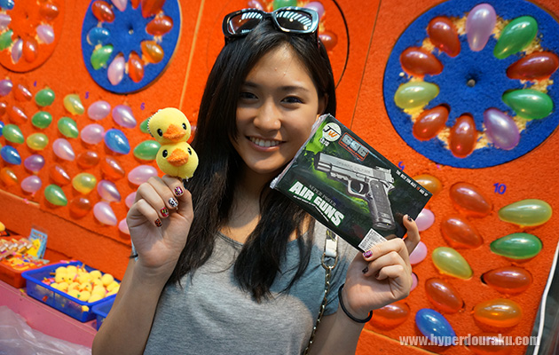 ターゲットはクルクル回る風船