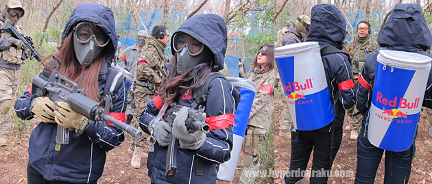 まるでイギリスのSASのようなRedBullガールズ