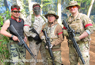 日米韓の合同軍事サバゲー