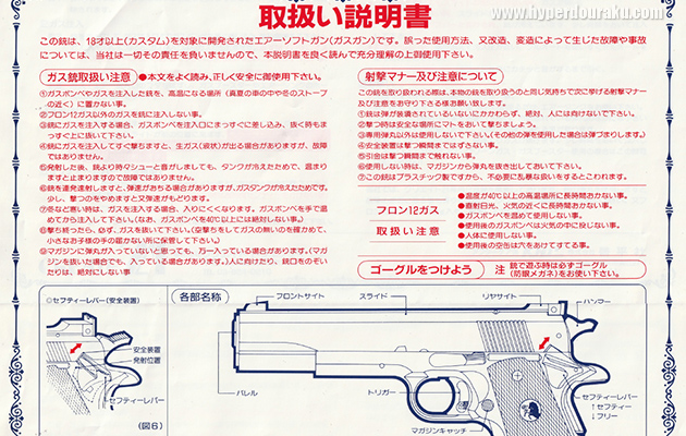 クリエイト21 コルト ガバメント スーパー80 ビンテージ エアガン レビュー